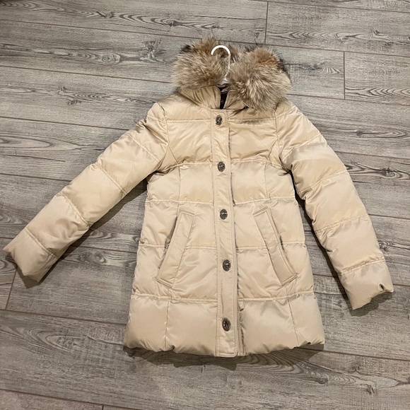 Coach Women's Puffer Jacket with Fur Lined Hood Size Small - Picture 2 of 7